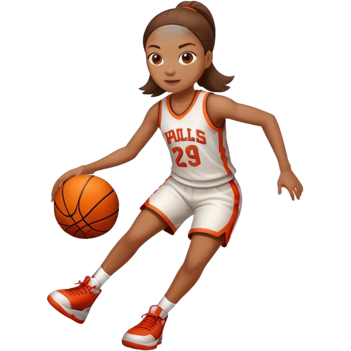 Mila playing basketball  emoji