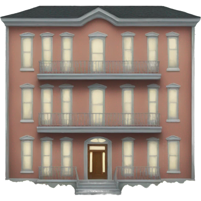 apartment front view emoji