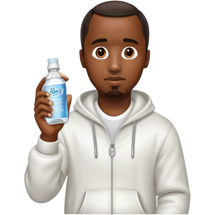 p diddy holding baby oil emoji