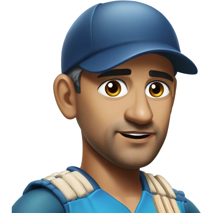dhoni emoji