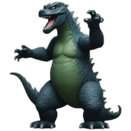 Godzilla dancing emoji