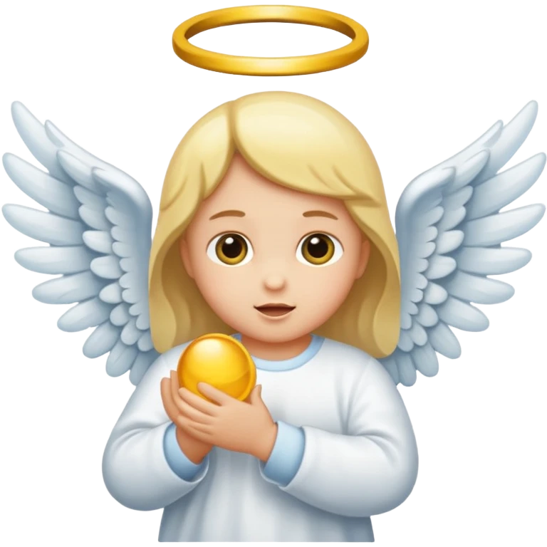 Angel baby emoji