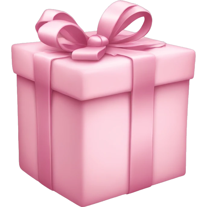Light pink Christmas present  emoji