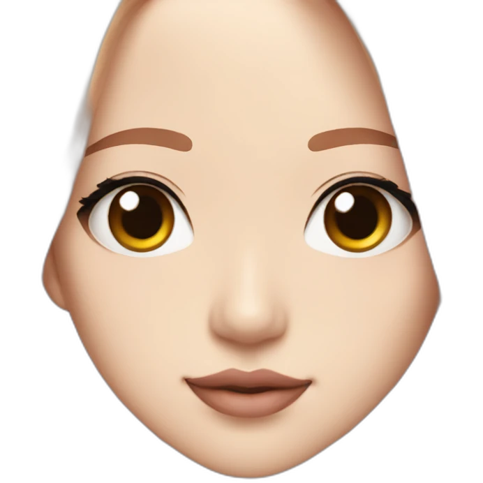 Rosé from blackpink with blond hair emoji