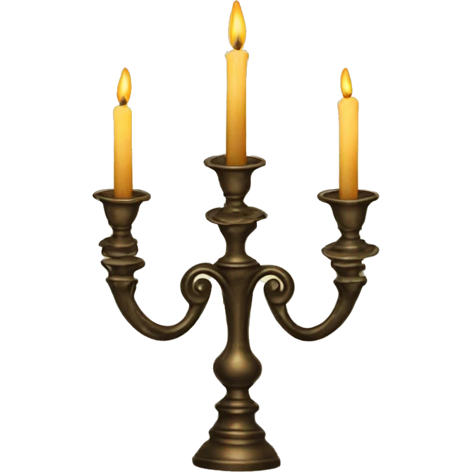 Vintage candelabra  emoji