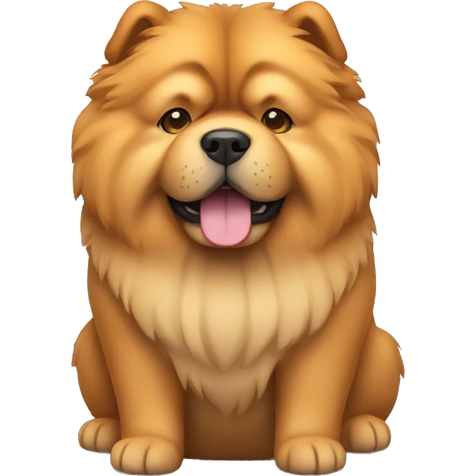 Chow chow dog  emoji