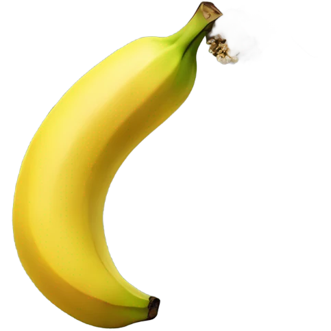 Weed smoking banana  emoji