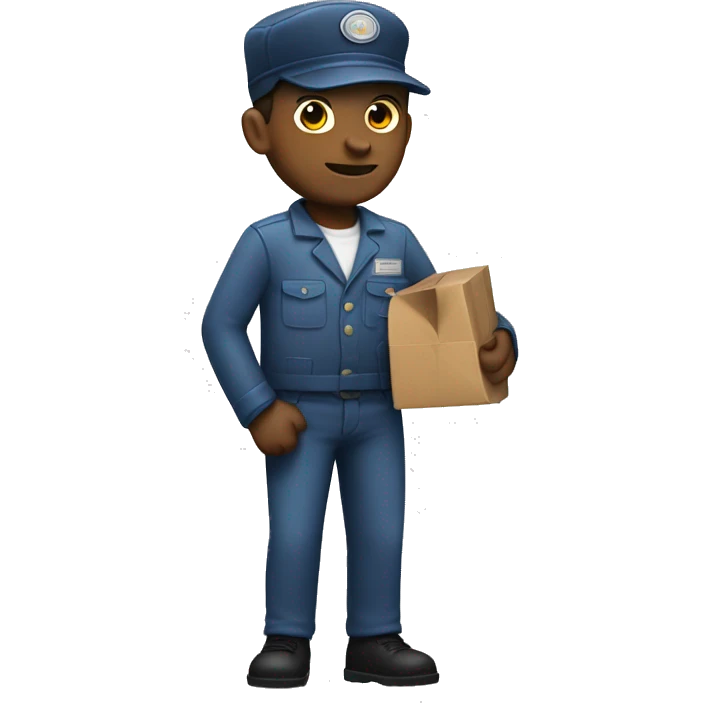 small full body mailman  emoji