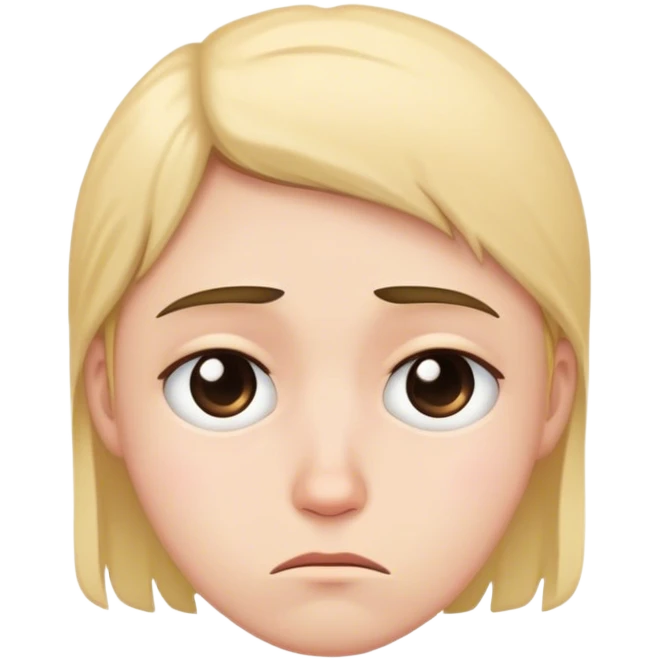 idk sad face emoji