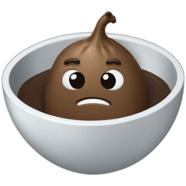 turd in the punch bowl emoji