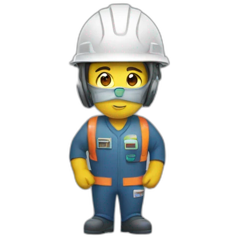 nuclear plant worker emoji