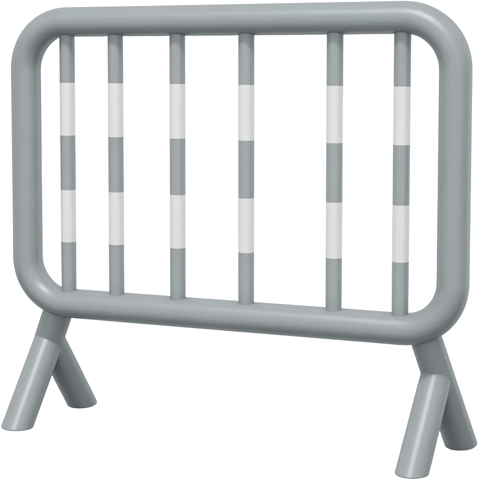 barriere grise simple emoji