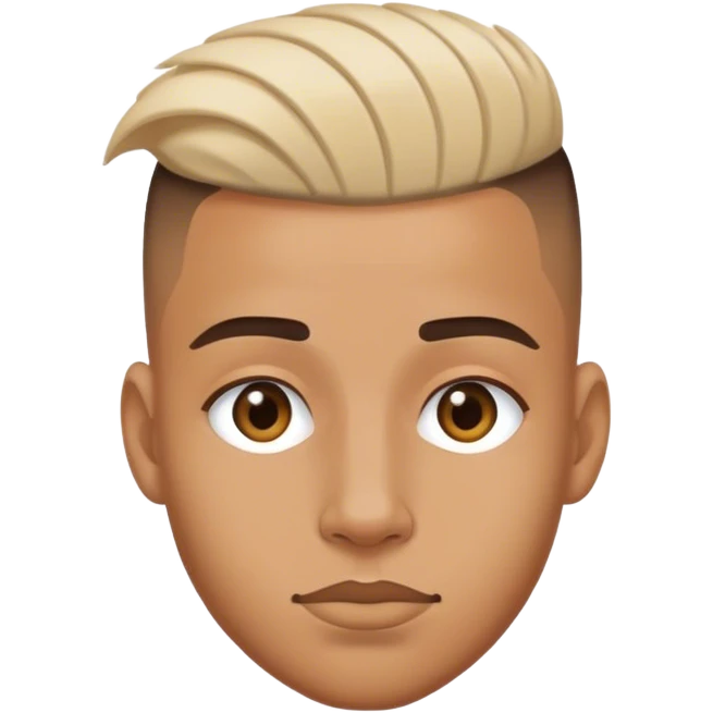 Me with a high top fade emoji