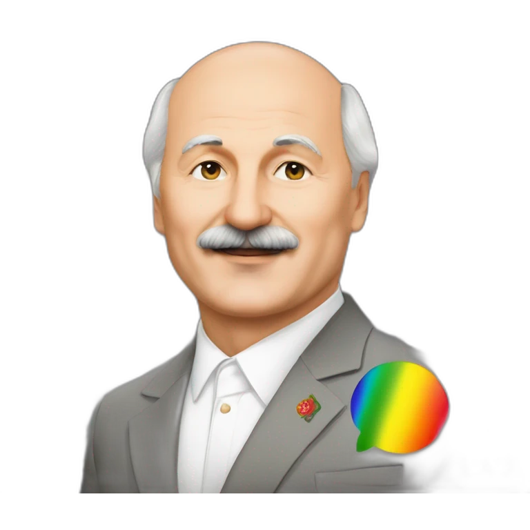 Lukashenko is gay emoji