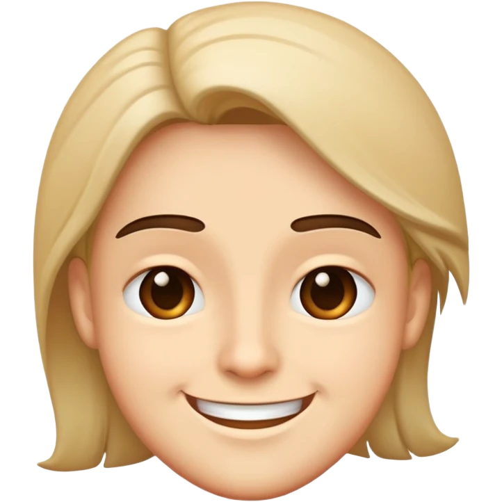 Kissy face emoji but really smirky emoji