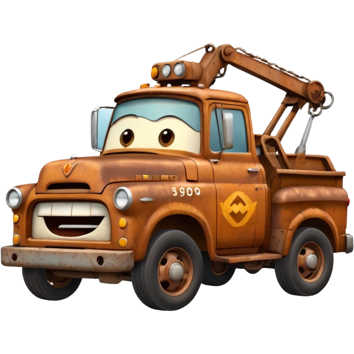 mater tow truck emoji
