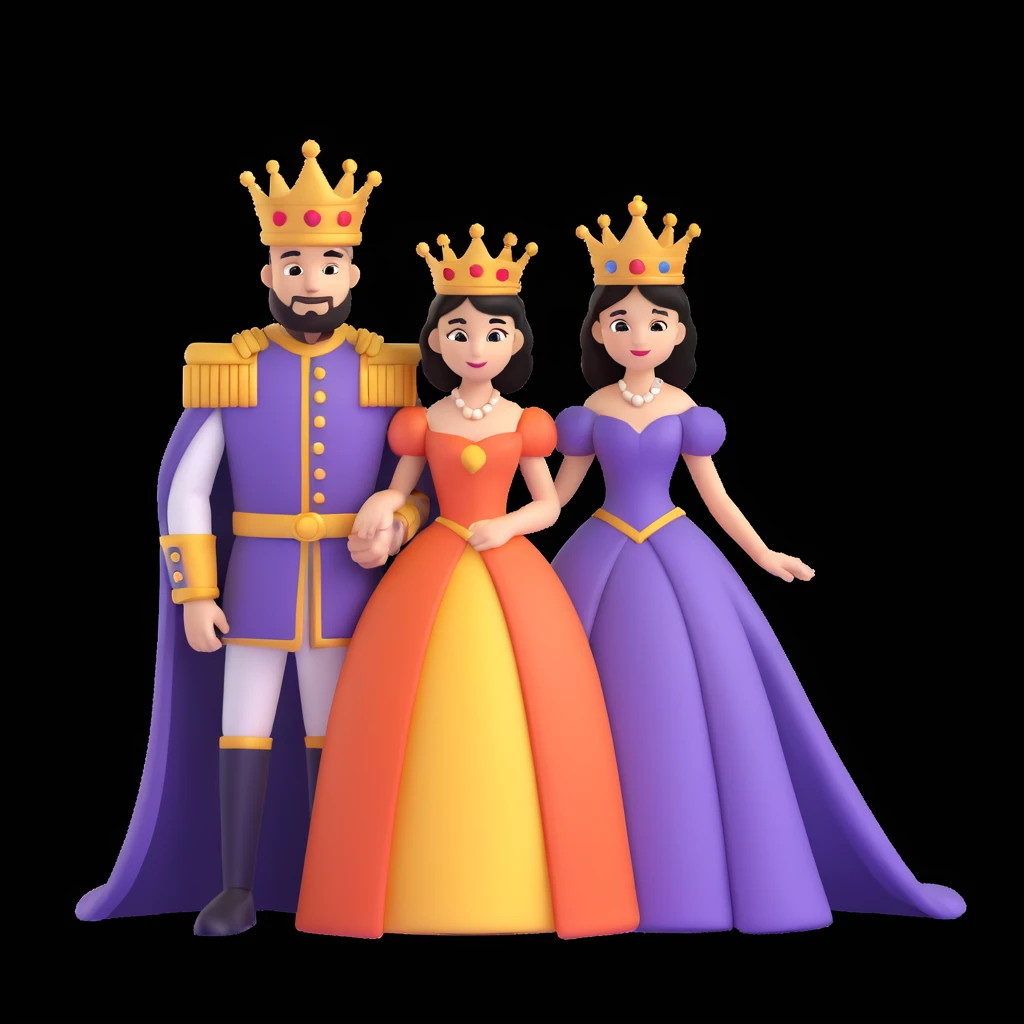 disney king and queen posing emoji