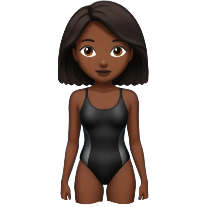black swimsuit emoji