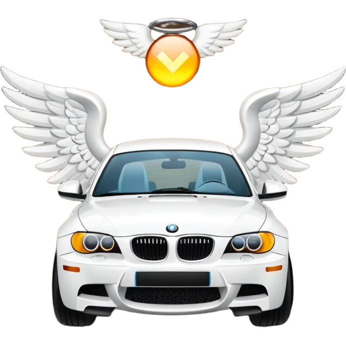 BMW angel lights emoji