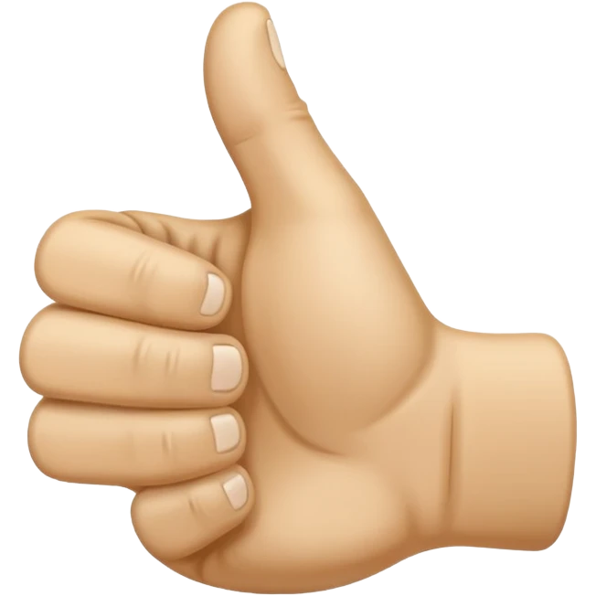 Thumbs up emoji