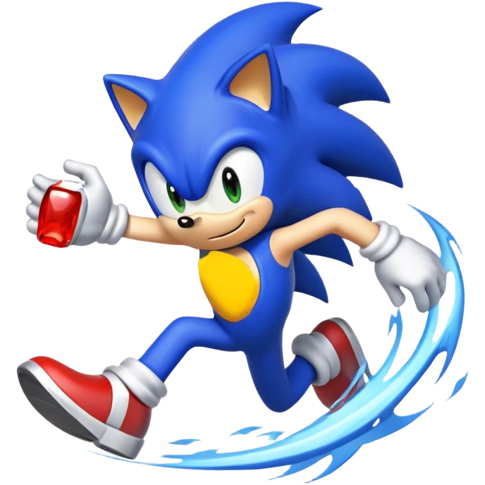 Sonic qui court  emoji