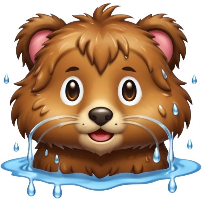 wet furry animal emoji