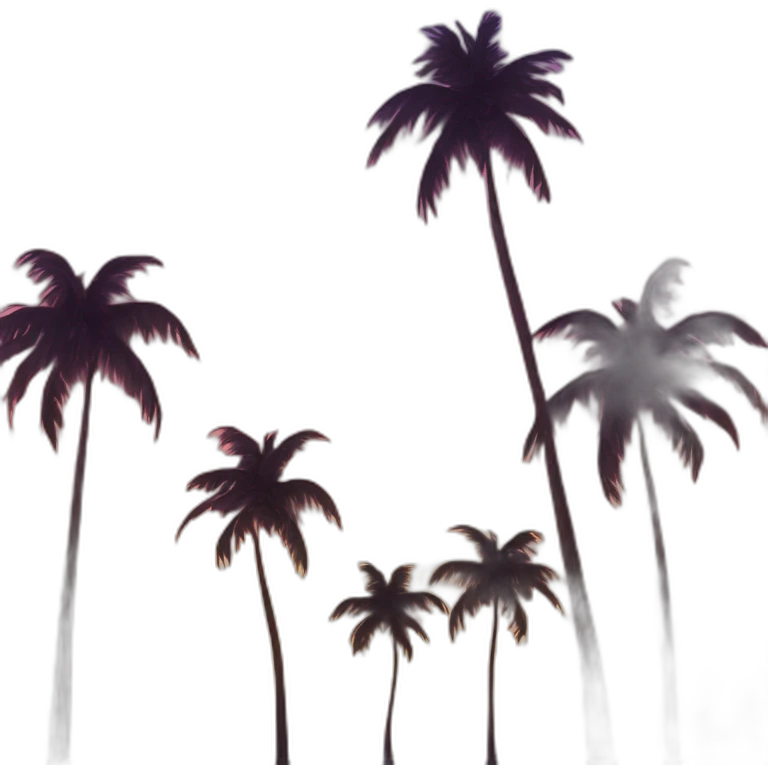 sunset palms emoji