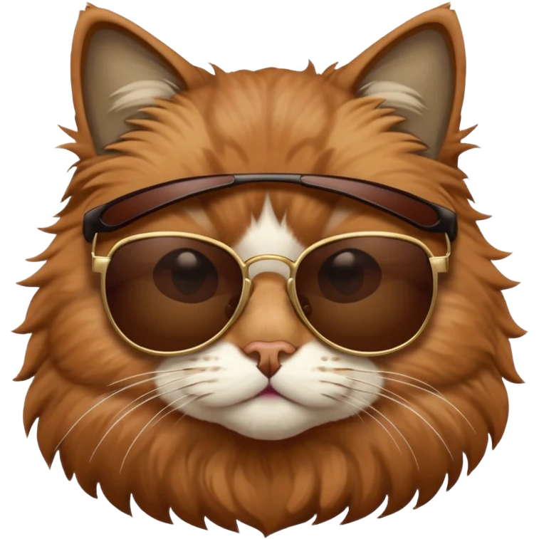 Cat wearing sunglasses emoji