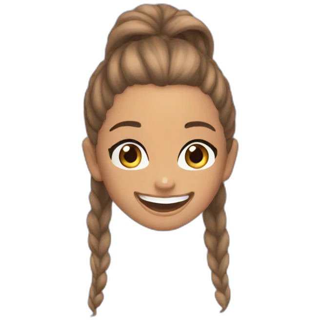Ariana grande laught emoji
