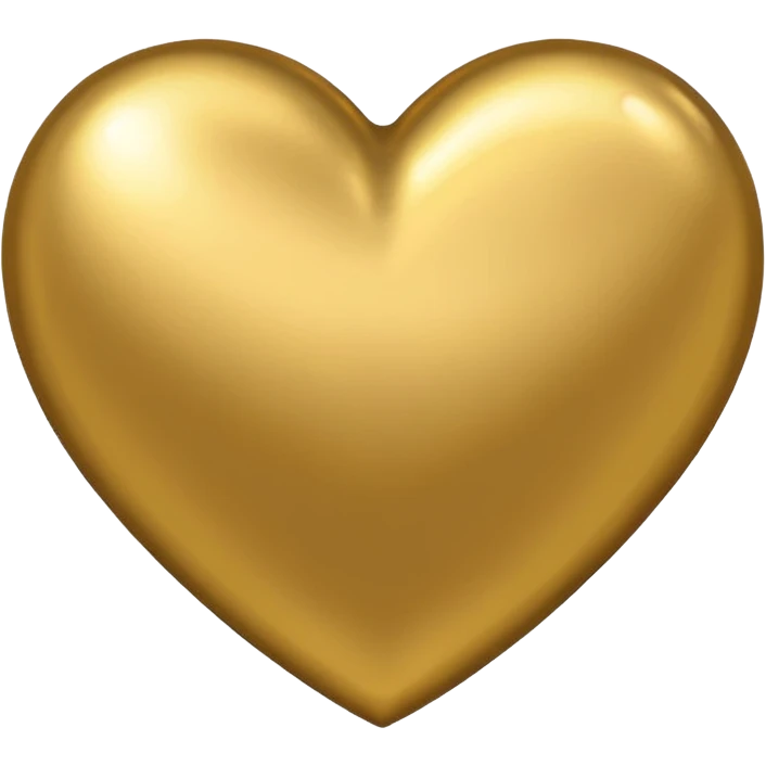 gold heart emoji emoji