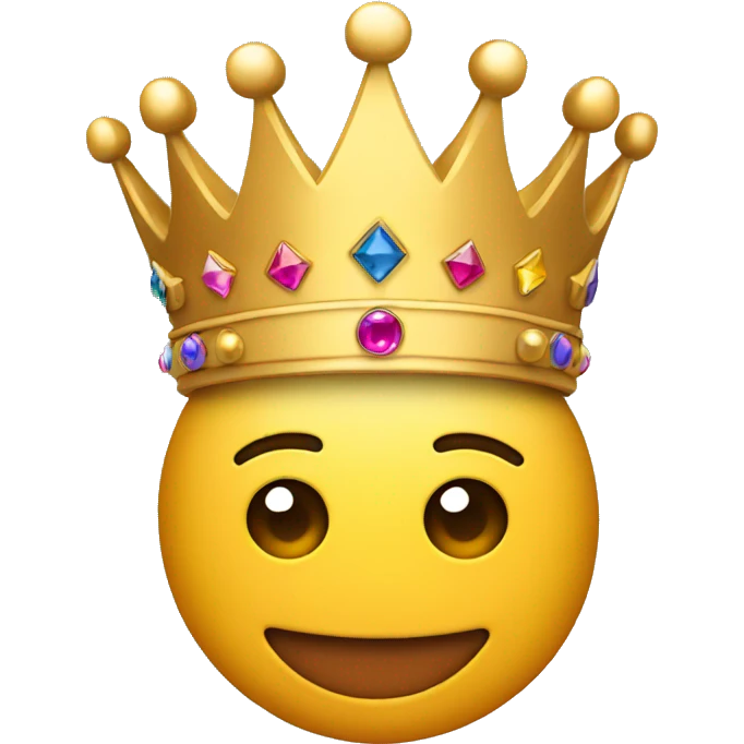 Instagram emoji with crown emoji