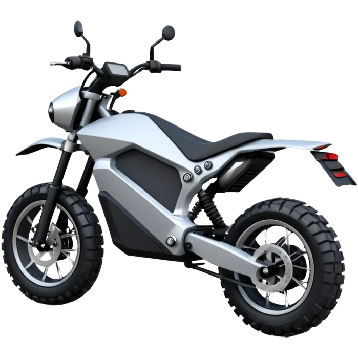 A electric motorcycle like a surron emoji