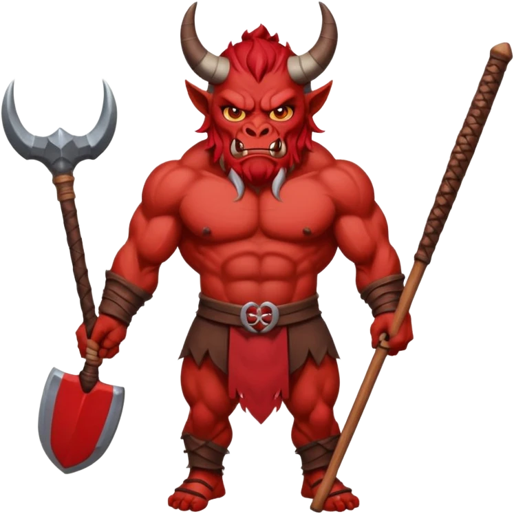 Oni – Horned demon with club. emoji