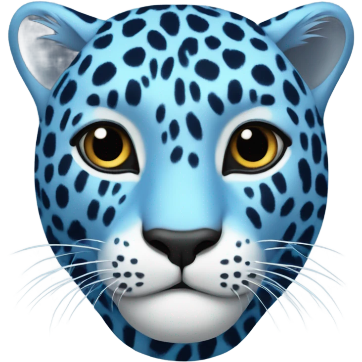 blue leopard  emoji