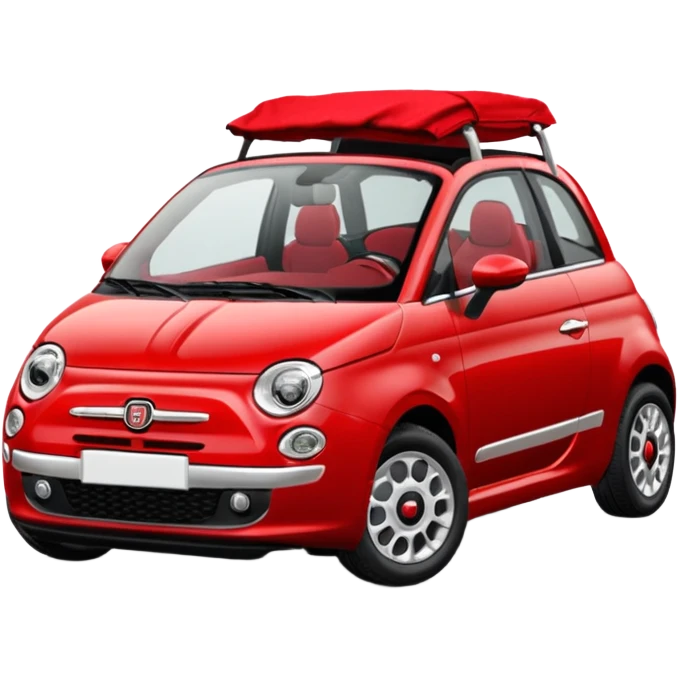 FIAT 500 1.0 HYBRID CABRIO rosso emoji