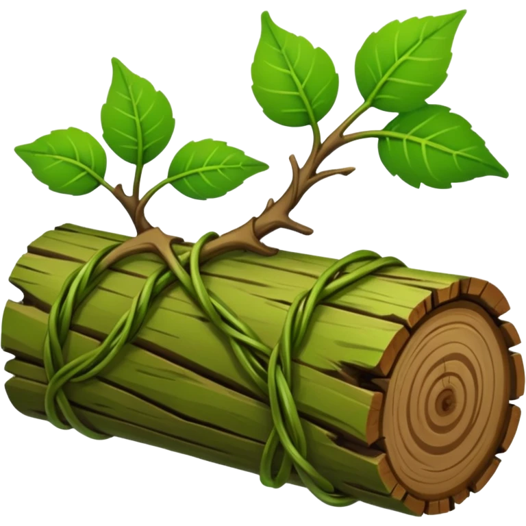 A twisting vine wrapping gently around a fallen log.










































 emoji