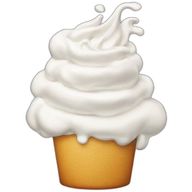 whipped cream can emoji