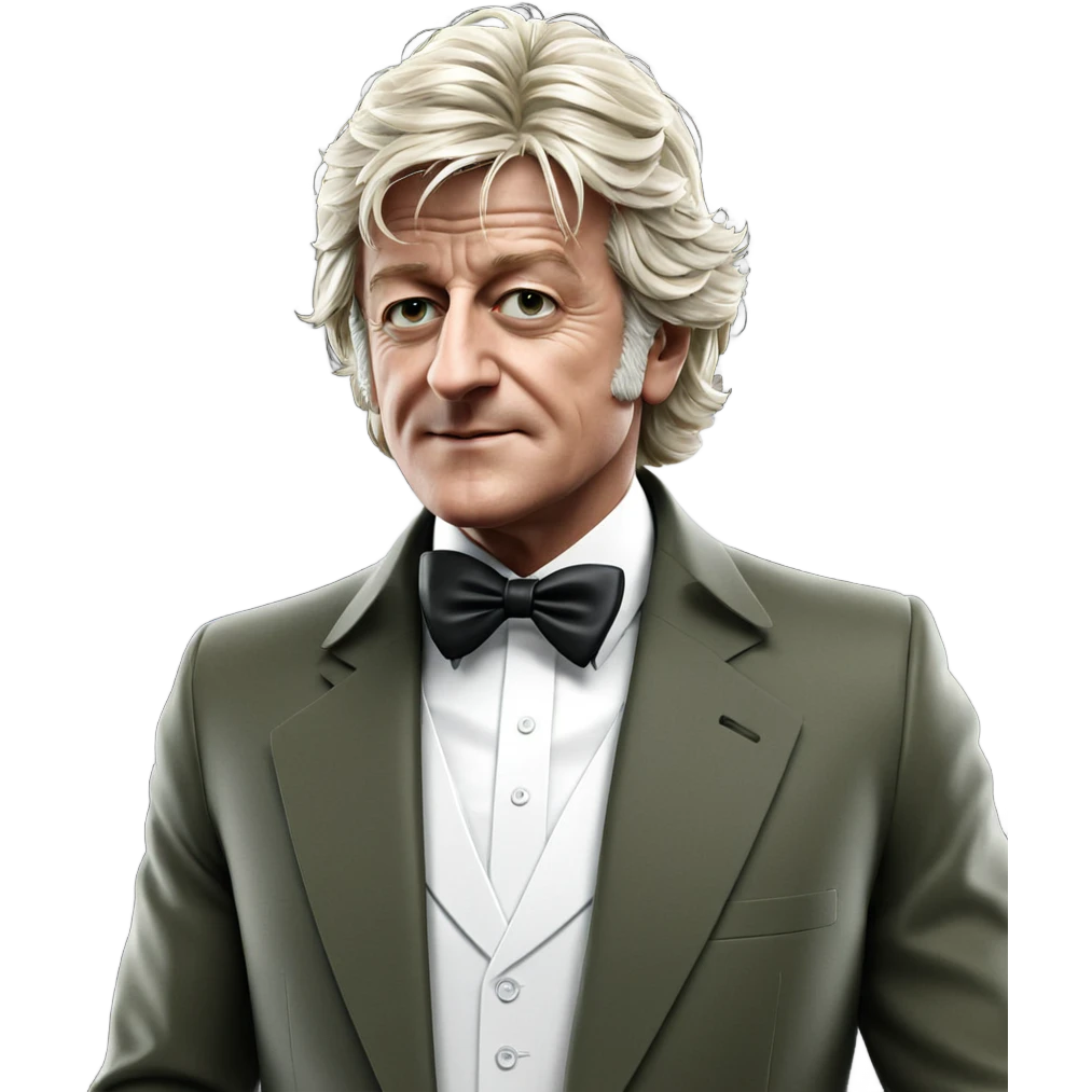 formal couple portrait in suits emoji