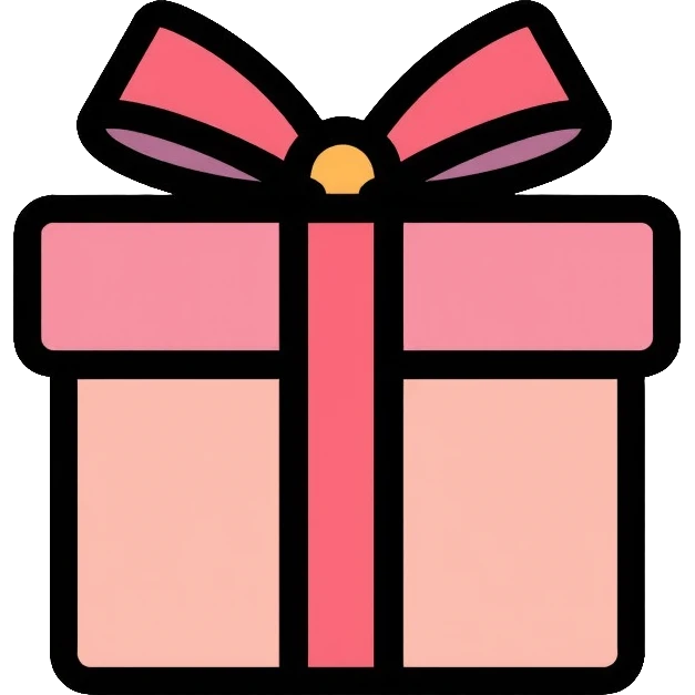 gift box wrapped with ribbon emoji