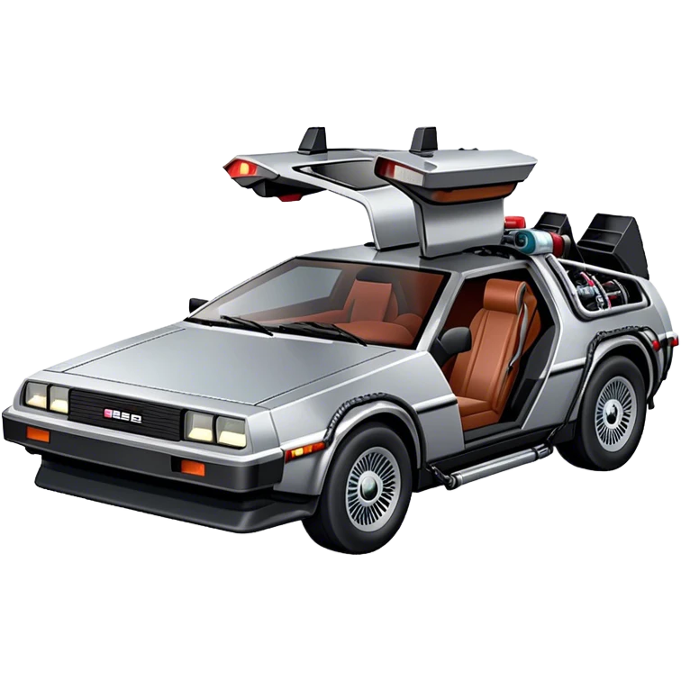 delorean back to future emoji