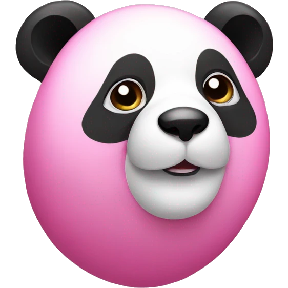 Pink Panda  emoji