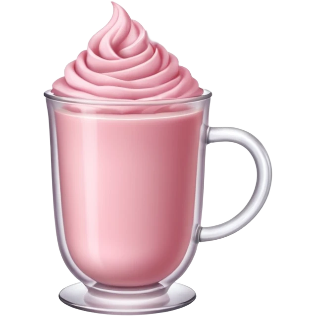 rose hot milk tea emoji