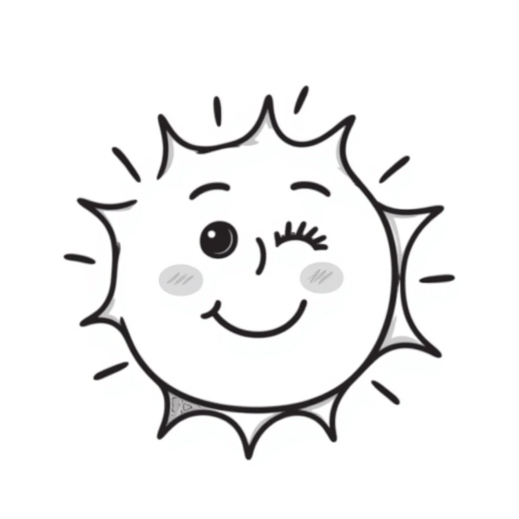 smiling sun emoji