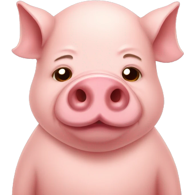 Pig sick emoji