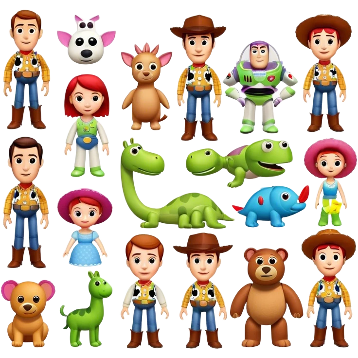 toy  story characters emoji