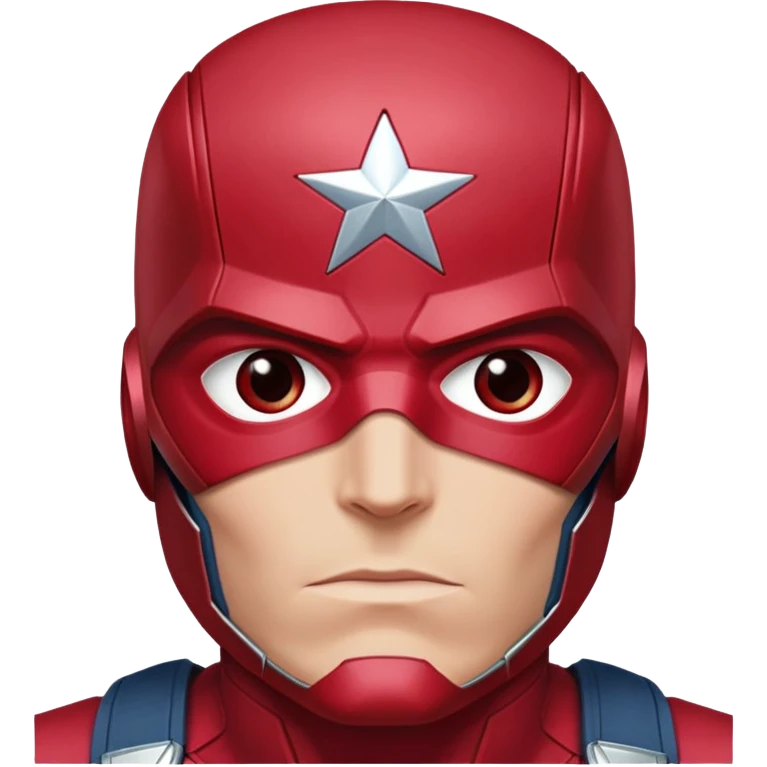 vision marvel portrait with red face from captain america: civil war emoji