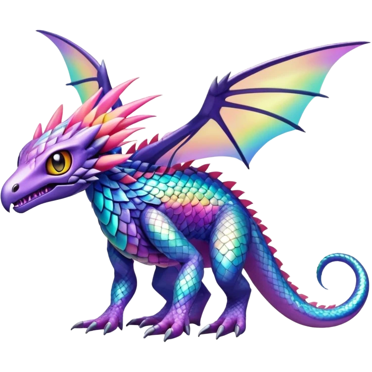 Colorful Exotic Pokémon-Digimon-Monster-Beast-Fakémon-hybrid-creature (full body) emoji