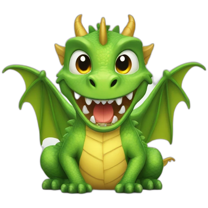 greedy dragon emoji