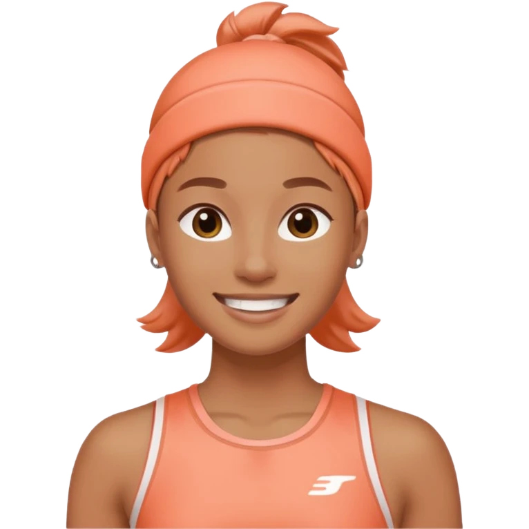 Exercícios cor roupa salmão  emoji