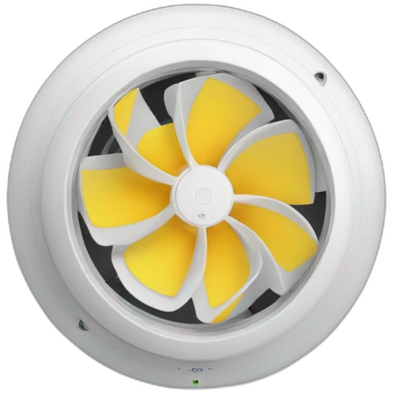 Ventilador de techo emoji